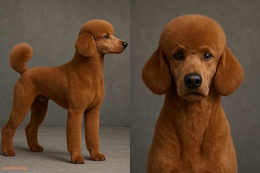 poodles.com, grooming, poodle german clip
